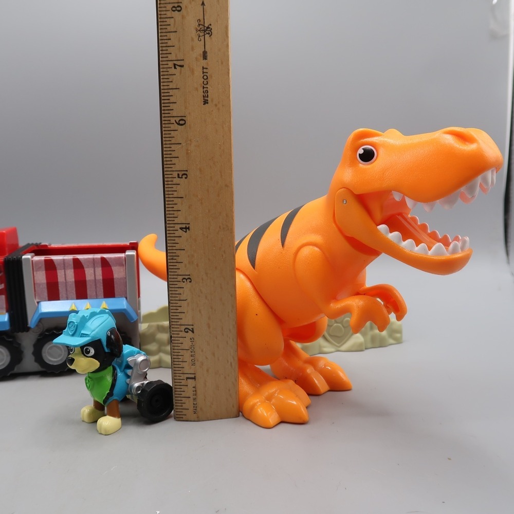 PAW Patrol Dino Rescue T-Rex Rescue Playset Semi Truck Dinosaur Rex wheelchair - Picture 13 of 13